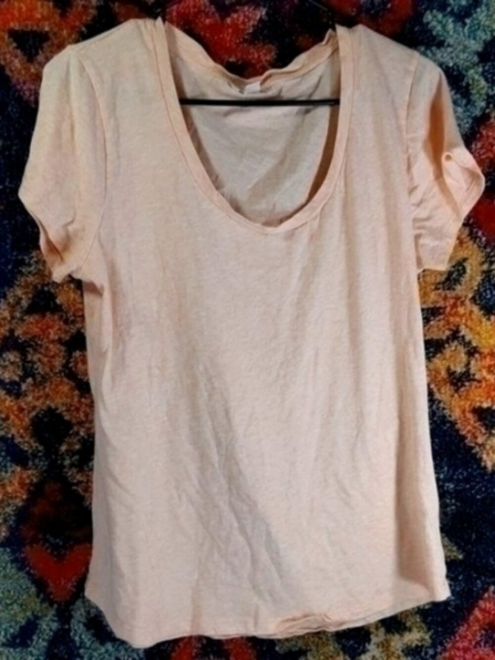 Witchery womens heathered fire swoop pima tee XL